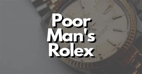 poor man's rolex watch.